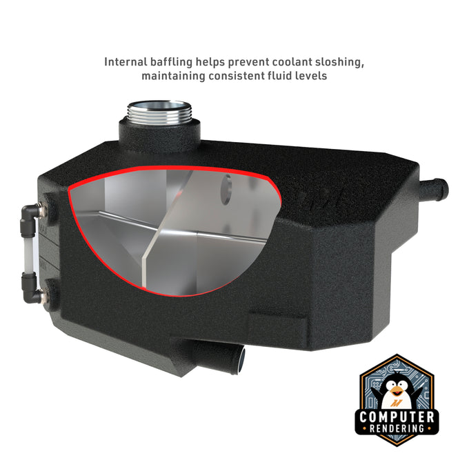 Aluminum Expansion Tank <br> 13-21 Ford Focus, Transit Connect, Escape
