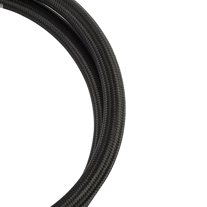 Black Nylon -6AN Braided Line <br> Universal Fit