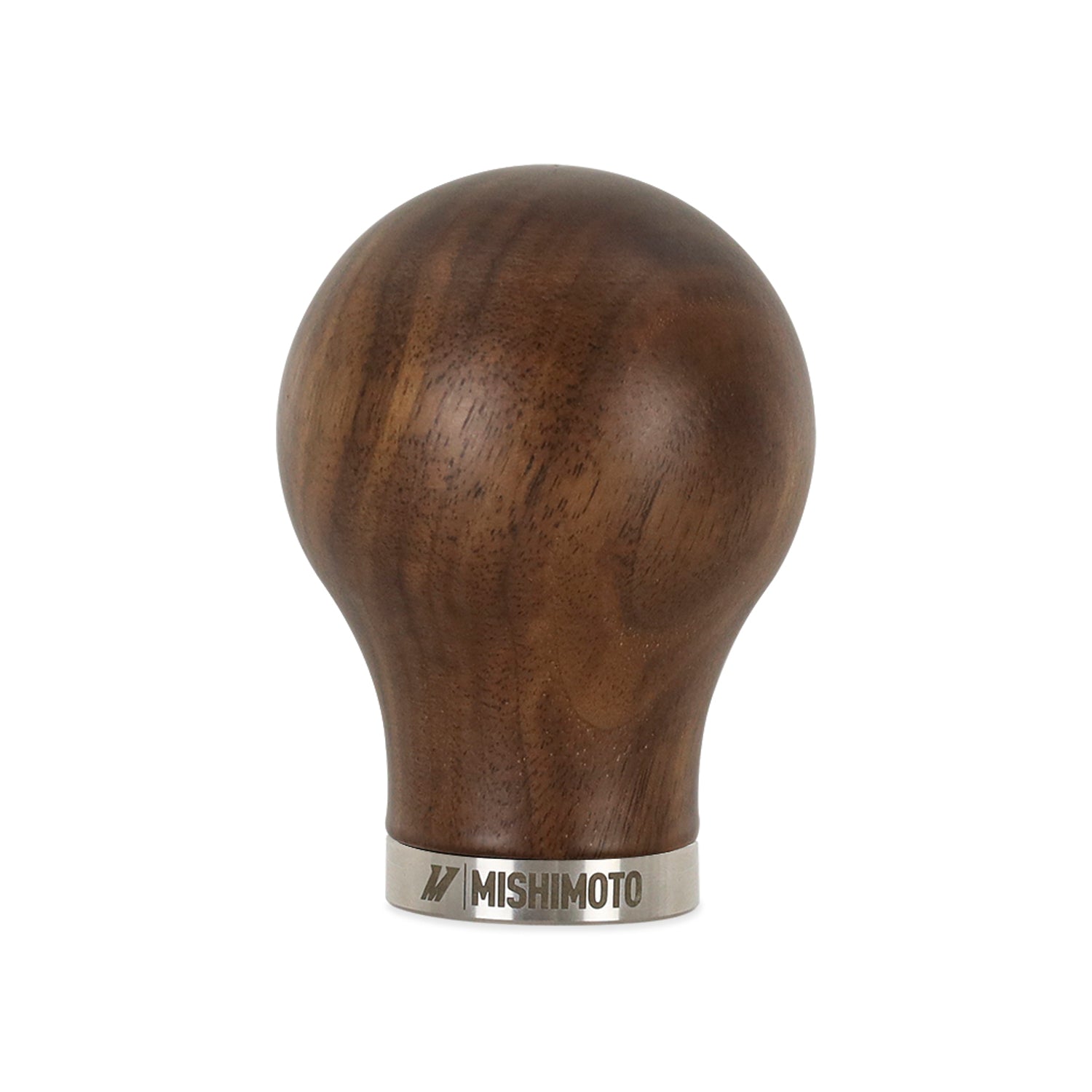 Round Steel Core Wood Shift Knob <br> Overall Height (In): 3.03