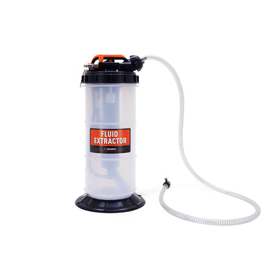Fluid Extractor, Manual and Pneumatic, 5.6L <br> 9in L X 9in W X 20.5in in H