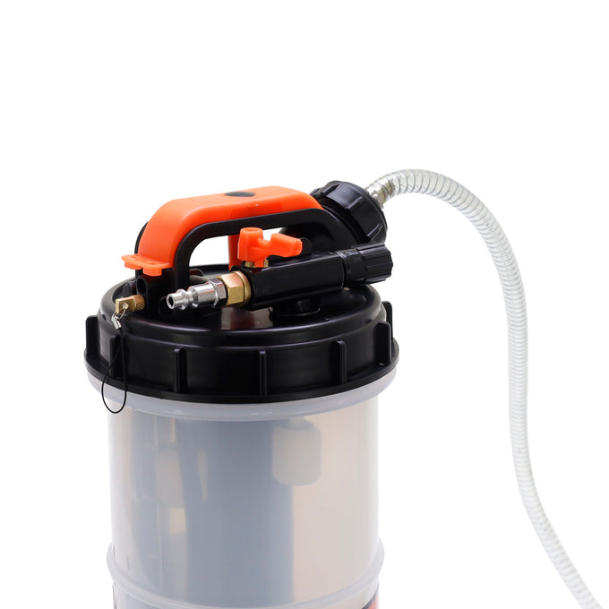 Fluid Extractor, Manual and Pneumatic, 5.6L <br> 9in L X 9in W X 20.5in in H
