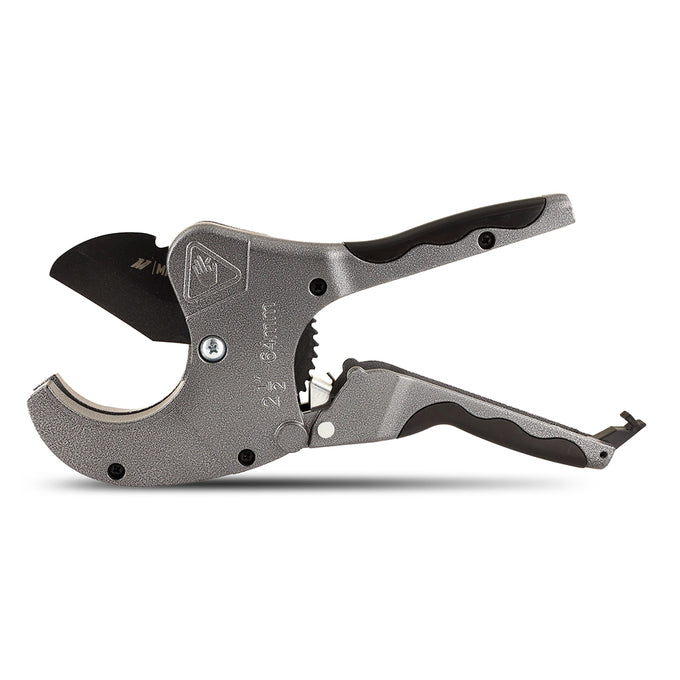 Ratcheting Pipe and Hose Cutter, 2.5in <br> Universal Fit