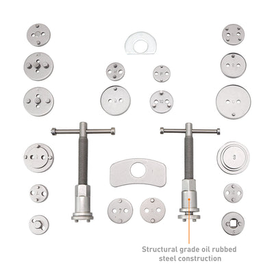 Brake Caliper Piston Wind Back Tool Kit <br> Universal Fit