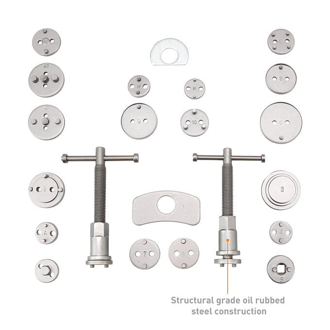 Brake Caliper Piston Wind Back Tool Kit <br> Universal Fit