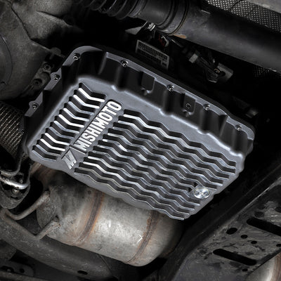 Aluminum Transmission Pan <br> 01-23 Dodge Ram 1500 2500 3500 Jeep Liberty