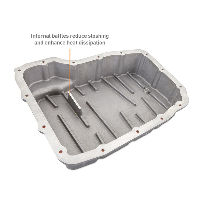 Aluminum Transmission Pan <br> 01-23 Dodge Ram 1500 2500 3500 Jeep Liberty