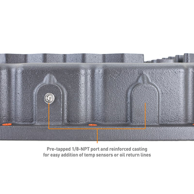 Aluminum Transmission Pan <br> 01-23 Dodge Ram 1500 2500 3500 Jeep Liberty