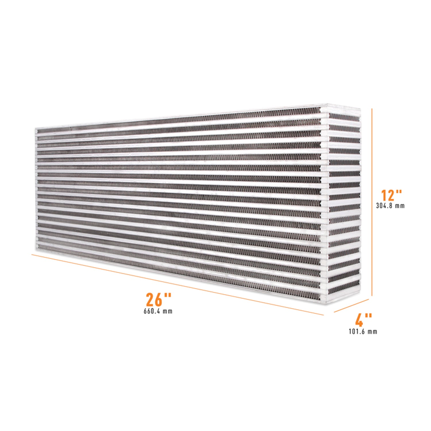 Universal Air-to-Air Intercooler Core <br> 26 L X 4 W X 12 in H
