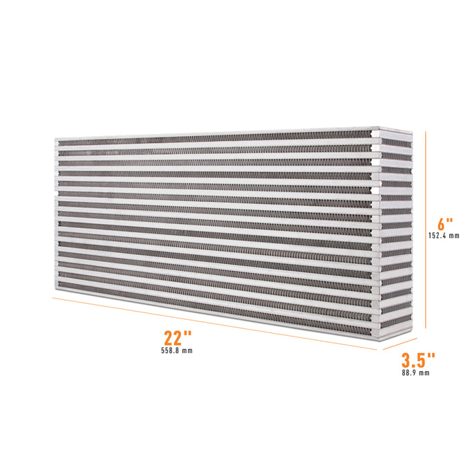 Universal Air-to-Air Race Intercooler Core <br> 22 L X 3.5 W X 6 in H