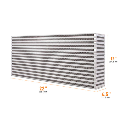 Universal Air-to-Air Intercooler Core <br> 22 L X 4.5 W X 12 in H