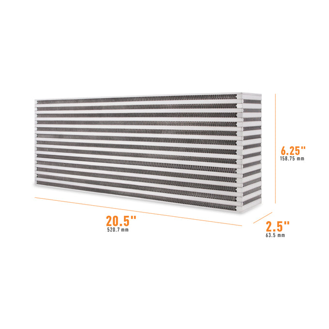 Universal Air-to-Air Race Intercooler Core <br> 20.5 L X 2.5 W X 6.25 in H