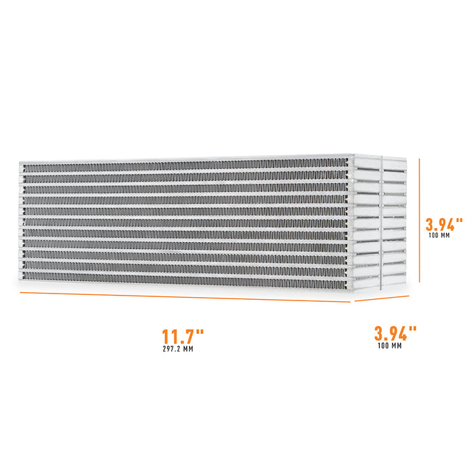 Universal Air-to-Water Intercooler Core <br> 27 L X 3.94 W X 9.85 in H