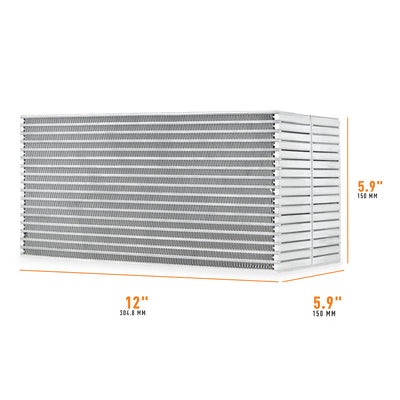 Universal Air-to-Water Intercooler Core <br> 25 L X 5.9 W X 11.8 in H