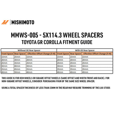 Hub Centric Wheel Spacers <br> 86-24 Toyota/Lexus 2GR-FE & 3GR-FE 3.0-3.5L V6
