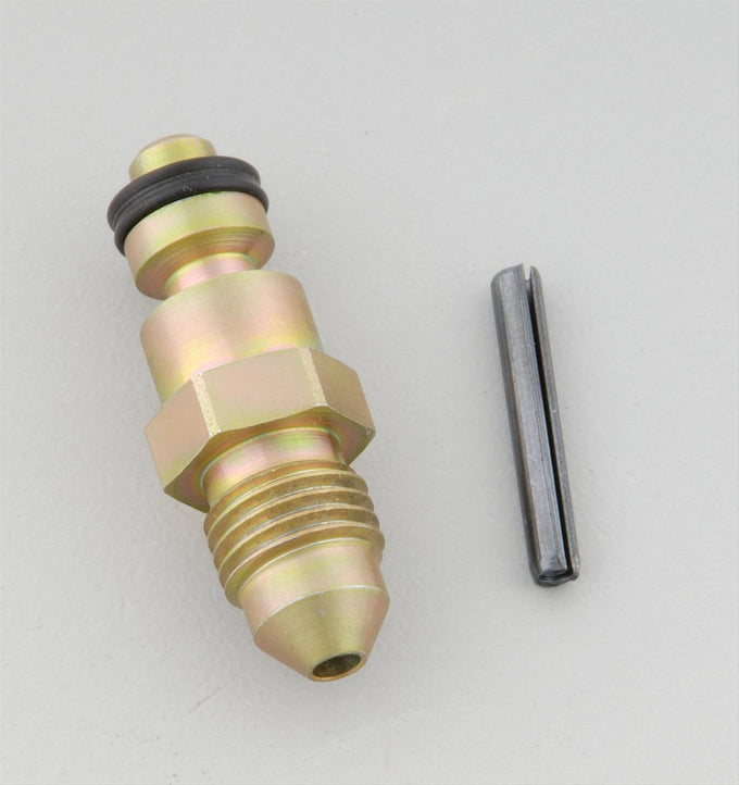 Straight Steel Fitting <br> Roll Pin To AN-4 Male