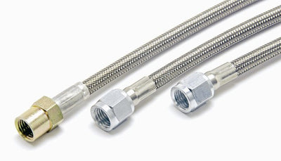 12in Long Steel Braided Line <br> Double AN-4 Female