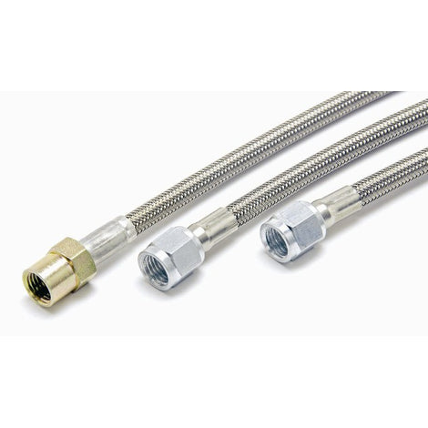 13in Long Steel Braided Line <br> Double AN-4 Female