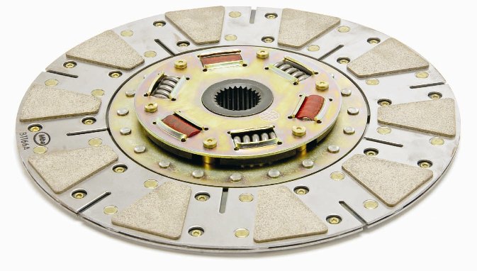500 Series Organic/Ceramic Sprung Hub Clutch Disc <br> 12.000 in X 1.375 in X 10 Spline
