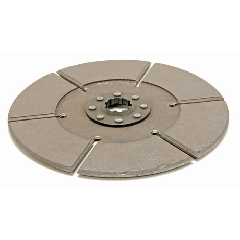 Sintered Iron Solid Hub Clutch Disc <br> 10.500 in X 1.375 in X 10 Spline