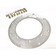 Heatshield Steel 18 Rivet Pattern <br> 10.5in O.D. .140 Thick