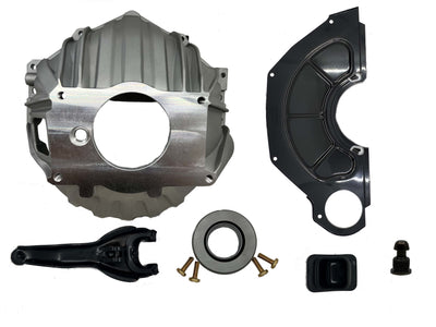 Aluminum Bellhousing kit <br> 57-75 Chevy Buick Pontiac Oldsmobile Models