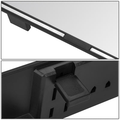 Clip-On Flat Panoramic Broad Rear View Mirror <BR> 11 in. X 3 in. X 1 in.