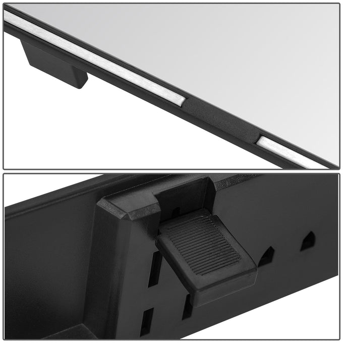 Clip-On Flat Panoramic Broad Rear View Mirror <BR> 11 in. X 3 in. X 1 in.