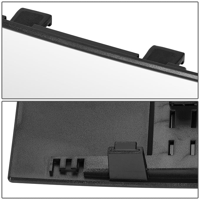 Clip-On Convex Panoramic Broad Rear View Mirror <BR> 11.8 in. X 3 in. X 1 in.