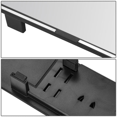 Clip-On Flat Panoramic Broad Rear View Mirror <BR> 11.8 in. X 3 in. X 1 in.