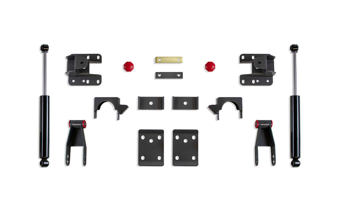4in Rear Lowering Box Kit <br> 07-18 Chevy Silverado GMC Sierra 1500 HD Classic