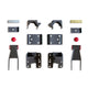 3-4in Rear Adjustable Lowering Flip Kit <br> 07-18 Chevy Silverado GMC Sierra 1500 HD Classic