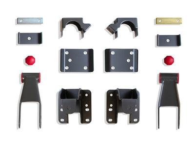 3-4in Rear Adjustable Lowering Flip Kit <br> 07-18 Chevy Silverado GMC Sierra 1500 HD Classic