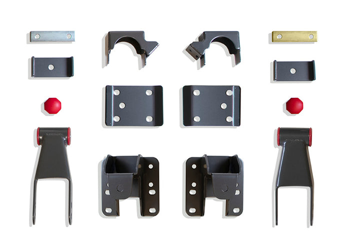 3-4in Rear Adjustable Lowering Flip Kit <br> 07-18 Chevy Silverado GMC Sierra 1500 HD Classic