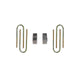 3in Rear Lowering Blocks & U-Bolts <br> 82-03 Chevy S10 Blazer GMC S15 Jimmy Sonoma