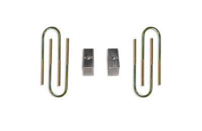 3in Rear Lowering Blocks & U-Bolts <br> 82-03 Chevy S10 Blazer GMC S15 Jimmy Sonoma