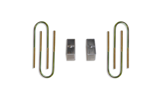 3in Rear Lowering Blocks & U-Bolts <br> 82-03 Chevy S10 Blazer GMC S15 Jimmy Sonoma