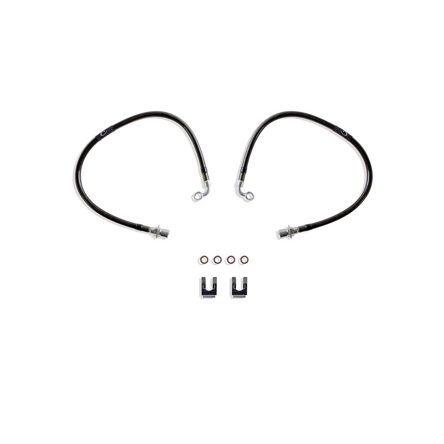 Front Extended Brake Lines <br> 03-08 Dodge Ram 1500 2500 3500