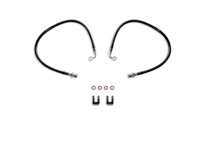 Front Extended Brake Lines <br> 03-08 Dodge Ram 1500 2500 3500