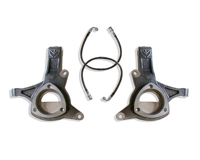 4.5in Lift Spindles W/ Brake Lines <br> 07-14 Chevy Silverado GMC Sierra 1500 HD Classic