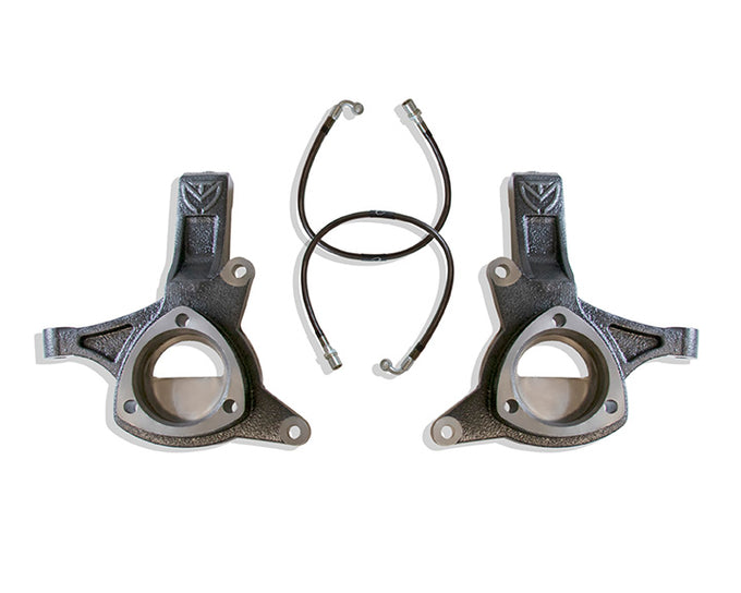 4.5in Lift Spindles W/ Brake Lines <br> 07-14 Chevy Silverado GMC Sierra 1500 HD Classic