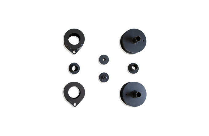 2.5in Front & 2in Rear Spacer Lift Kit <br> 07-25 Jeep Wrangler JK