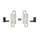 3in -4in Rear Lift Box Kit <br> 17-25 Ford F-250 F-350 Super Duty
