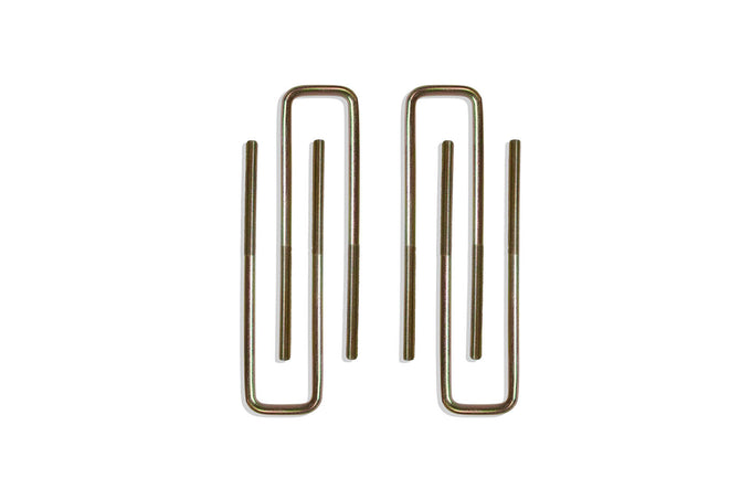 Square U-Bolts for 3in -5in Blocks <br> 99-24 Chevy Silverado GMC Sierra 1500 HD