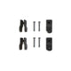 2.5in Front & 2in Rear Shock Extenders <br> 18-25 Jeep Wrangler