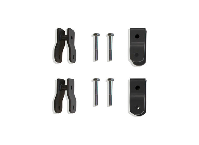 2.5in Front & 2in Rear Shock Extenders <br> 18-25 Jeep Wrangler