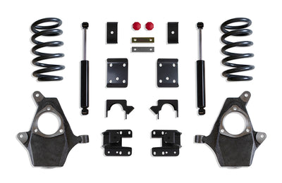 4in/6in Lowering Spindle Kit <br> 07-13 Chevy Silverado GMC Sierra 1500 HD Classic