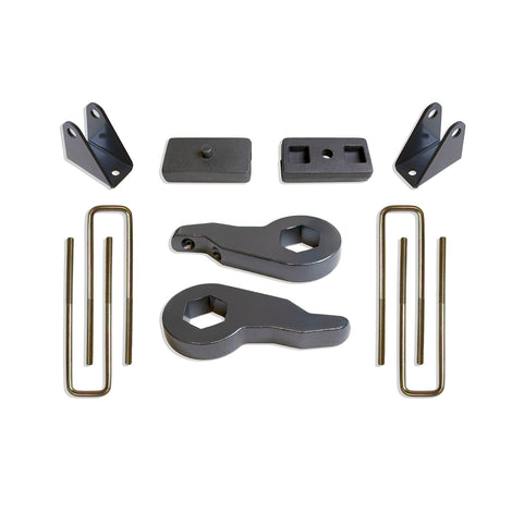2.5in /1in Leveling Kit W/ Shock Ext <br> 01-10 Chevy Silverado GMC Sierra 1500-3500 HD