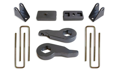2.5in /1in Leveling Kit W/ Shock Ext <br> 01-10 Chevy Silverado GMC Sierra 1500-3500 HD