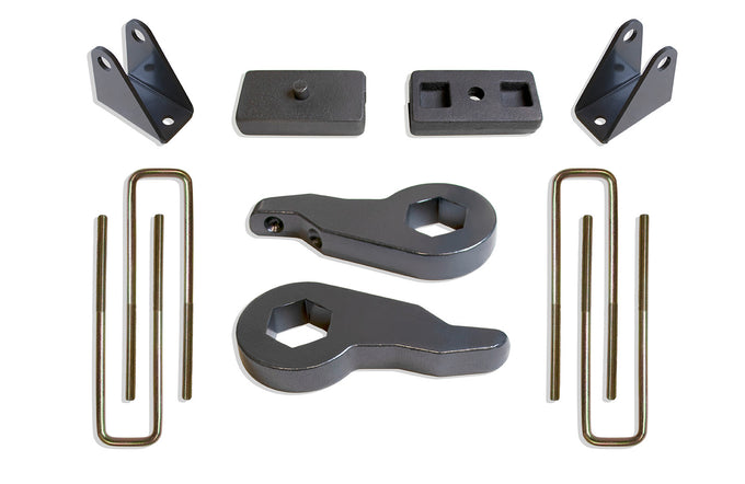 2.5in /1in Leveling Kit W/ Shock Ext <br> 01-10 Chevy Silverado GMC Sierra 1500-3500 HD