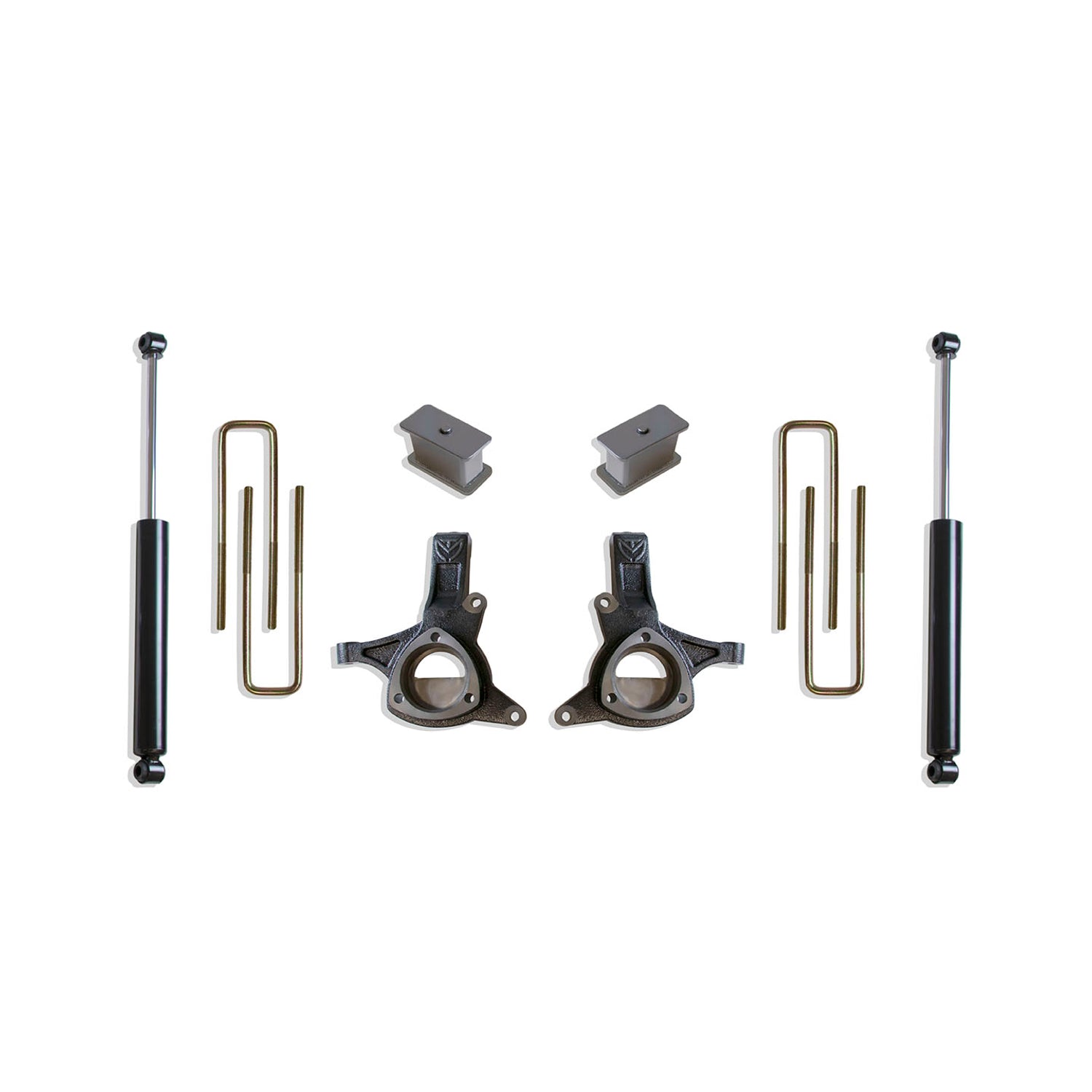 4.5in/2in MaxPro Spindle Lift Kit w/Shocks <br> 07-16 Chevy Silverado GMC Sierra 1500 HD Classic
